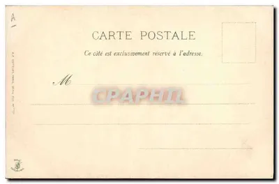 Ritratto di un cane — editore Paris-Éditeur-Limoges, n° A-1 — Verso