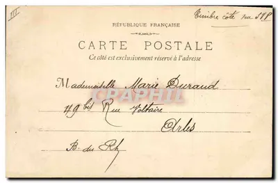 Ponte sobre o Rio Ródano pelo 7º Génio — Avignon — 9 de Abril de 1904 — H. Bert — Verso