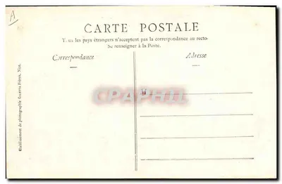 Jauréguiberry, cuirassé d'escadre — Collection Artistique, n° 3213 — Édition Giletta, phot., Nice — Verso