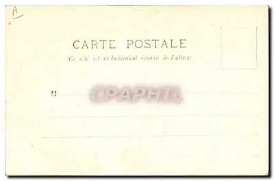 O Jauréguiberry — Navio de Linha com Torre — A. Bougault n°536 — Verso