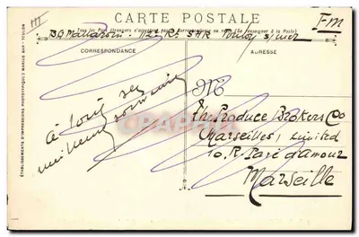 Jean-Bart - Cacciatorpediniere a turbine da 24000 tonnellate — Marina Militare Francese — Editore: Etablissements d’Impressions Phototypiques Toulon, n° 536 — Verso