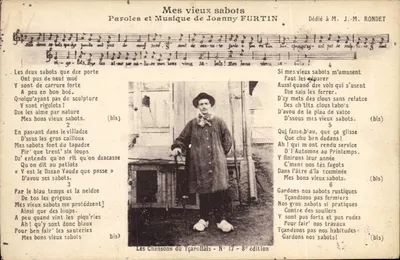 Meus velhos sapatos — Palavras e Música de Joanny FURTIN — As Canções do Tçarollais N° 17 - 8ª edição