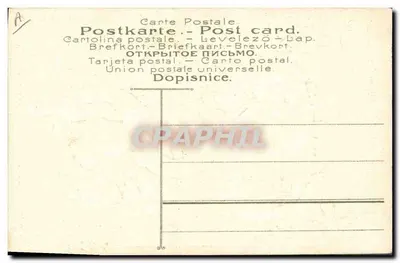 Kind in einem Korb aus Bambus — Violette und Klee — unbekannter Verlag, n° 464 — Rückseite