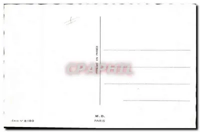 Lírio do vale — Porte Bonheur — M.D. Paris, série 8180 — Verso