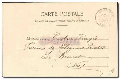 Linguagem das Flores — Bola de Neve — Fototipia A. Bergeret et Cie, Nancy — Verso