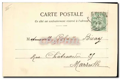 Levo esperança e desejos à minha prima — Ph. A. Jengeret & Cie — N° 1903 — Verso