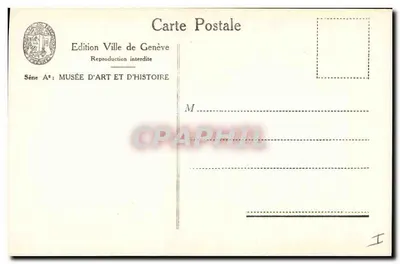 Dressoir de noyer — Escola de Bourgogne, segunda metade do XVLe século — Edição Cidade de Genebra — Verso