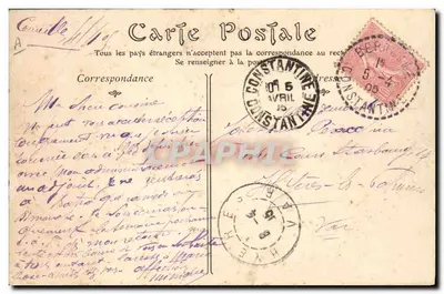 Enterrement Arabe — Constantine — ND Phot — Verso