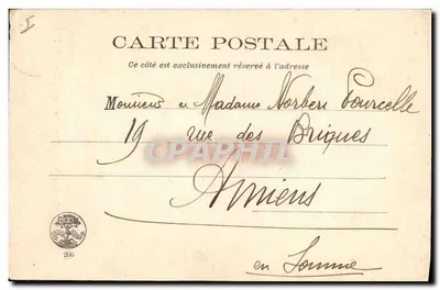 Orléans — Túmulo de Mgr Dupanloup, por Chapu (Catedral) — Marcel, editor n°266 — Verso