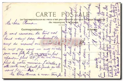 Dois cães — basset e cão branco — em um enquadramento — editor desconhecido, número de série não visível — Verso