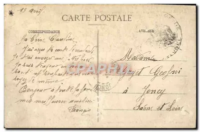 Épinal - 11e Régiment du Génie - Casernement côté Ouest — Éditeur : Éditeur Testari, Epinal — Rewers
