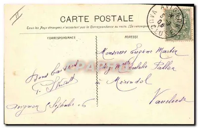 Avignon 7me Génie - Manœuvres exécutés sur le Rhône — Ouverture de Portières pour laisser passer un Remorqueur — Guendé phot. Marseille — Verso
