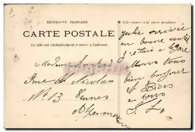 Toulon — "Jeanne-d'Arc" wielki krążownik — J. Maurel, fotograf i wydawca. Toulon — Rewers
