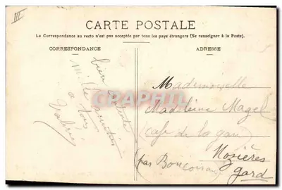 Le "Jean-Bart", Croiseur de 1ère classe — perdu le 12 Février 1907, sur la Côte de Barbarie — A. Bougault, n° 578 — Rewers