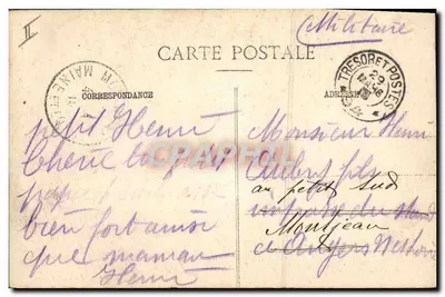 L'Alsacienne i Lorraine na granicy — Nadzieja!... Francuzi, nasi bracia, cofną tę granicę — Wydawca: J. E. Jullienne, nr 54 — Rewers