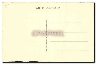 Młode chłopki przynoszące kougloff i kwiaty — seria 502a — wydawca BRAUN & Cie, Mulhouse-Dornach — Rewers