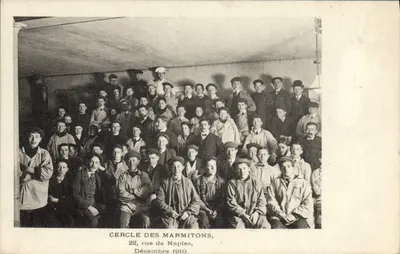 Kreis der Marmitons — Dezember 1910 — rue de Naples