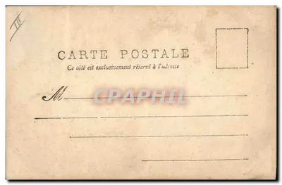 Enfant cuisinier — scène de cuisine avec poisson — éditeur non visible — Verso