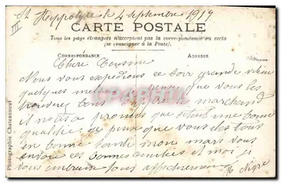 Cozinha militar — Sala de preparação — Fotografia Châteauneuf — Verso