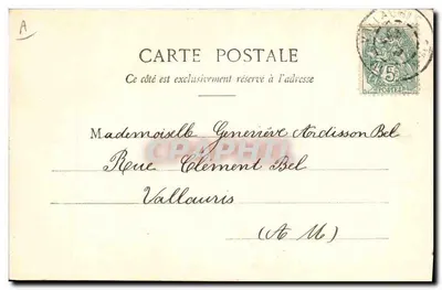 Kobieta w koronie z 1904 — fototypia A. Berement & Cie, Nancy — numer seryjny nie widoczny — Rewers