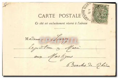 Menina saindo de um ovo — 1903 — Fotógrafo A. Bongaret & Cie — Nîmes — Verso