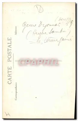 Muzeum w Dijonie — Kominek z dębu rzeźbionego — Kolekcja Grangier, n°106 — Rewers