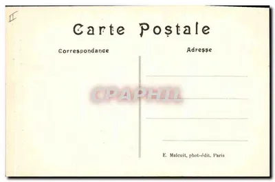 Vincennes — Wnętrze Fortu, Grobowiec księcia Enghiena — E. M. — Rewers