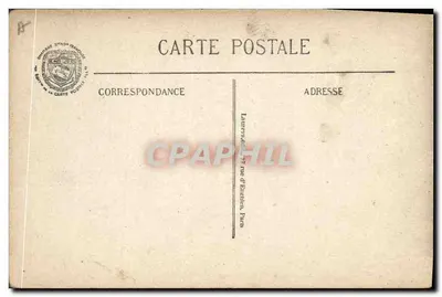 Obseques du Général Gallieni — Le Ministre de la guerre lisant son discours — Visé Paris n° 1009 — Verso