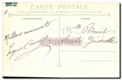 Toulon - Funérailles des victimes de la Couronne — Monsieur Thomson conduisant le Deuil après le Char du Matelot Gravé — Phototypie Marius Bar, Toulon — Verso