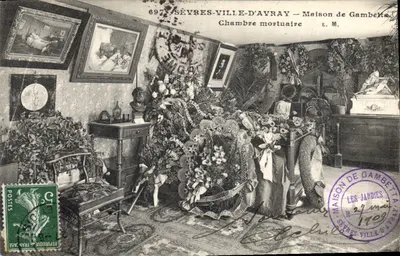 Sèvres-Ville-d'Avray — Maison de Gambetta — Chambre mortuaire