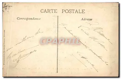 Toulon — Funérailles Nationales des Victimes du Téna, 16 Mars 1907 — Éditeur : Baudouin-Vincent, Marseille — Verso