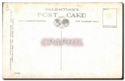 Hond — 'HAVE YOU FORGOTTEN ME?' — Mac, uitgever Valentine's Postcards — Achterkant