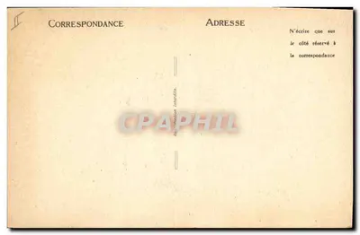 SOUVENIR — Exposição Colonial — Paris 1931 — Francine Cartier — Verso
