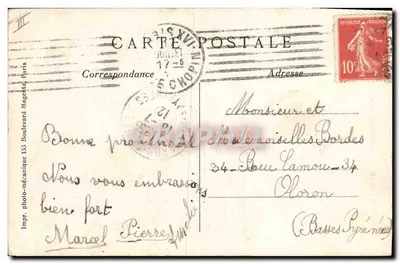 Paris — Jardin des Plantes — Chimpanzé — n°266 — Verso