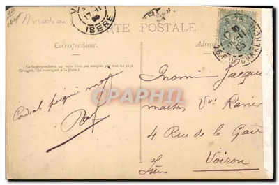 Le Dirigeable « Lebaudy » — Ascension de M. Bertheaux, ministre de la Guerre — éditeur : « La Poste » — Verso