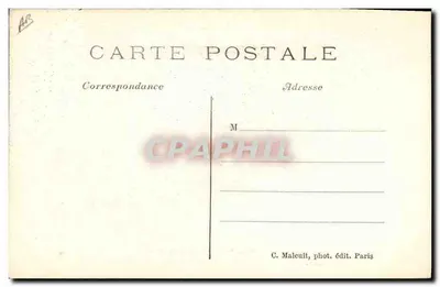 IVRY — Overstromingen van januari 1910 — Rettiging van inwoners door de Pontoniers van het Genie — C.M. — Achterkant