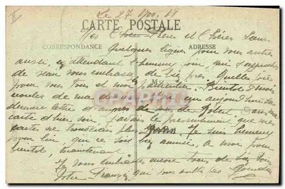 Dannemarie — Viadukt zerstört durch die französische Armee am 26. August 1914 — Édition M. Mayer, Issoudun, Frankreich — Rückseite