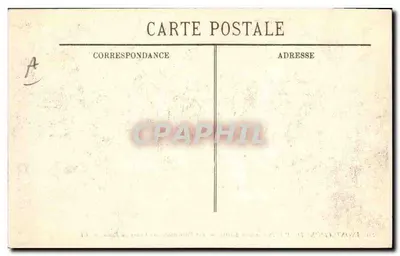 Inundações de Paris — Janeiro 1910 — Os Pontonniers no Cours la Reine — LL — Verso