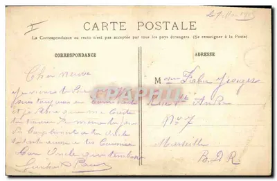 LA FERTÉ-s-JOUARRE — Pont détruit par le Génie Français — éditeur 135 R.P. Paris — Verso