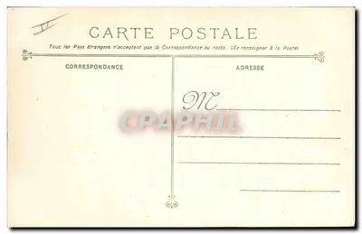 Frans Militaire Marine — Torpedoboot met torens JUSTICE — Fototypie Marius Bar — Toulon — Achterkant