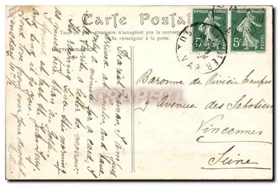 Marinha Militar — O Cruiser-Carregador « Jules-Ferry » — ND Phot, n°162 — Verso