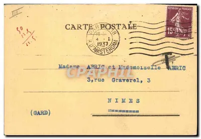Cartolina musicale — citazione e partitura — firmata Ady Teyvasthe, 24, rue de Petrograd (Ville), Europa 53-84 — Verso