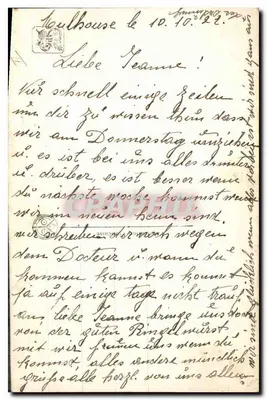 A Espera — Salão das Pintoras — J. MARCERON-MAILLE, 1915 — Verso