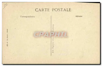 Alsacienses — Interior de uma Fazenda — Editor E. Le Deley, Paris — Verso