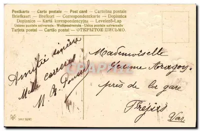 Souvenir — Delikatny souvenier — wydawca P.F. seria 0241 — Rewers