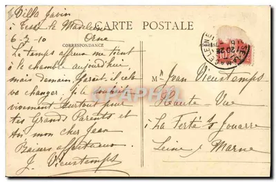 De Crepe — familie scène met gedicht — S.G. (uitgever ?) — Achterkant