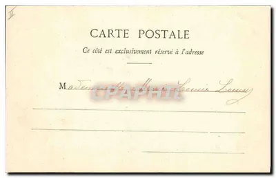 Wagon — scena dialogu w wagonie — Phototypie A. Bergeret et Cie, Nancy — Rewers
