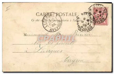 Feste e Porte-Bonheur — Sainte-Marie — Fototipo A. Bereset & Cie, Nancy — Verso