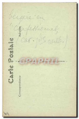 Bergère com orelhas em madeira natural — Museu dos Artes Decorativas, França, meados do século XVIII — ND. PHOT. n° 393 — Verso