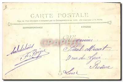 Funérailles des victimes du IÉNA — Les Couronnes — Prototypie Marus Bar — Toulouse — Verso